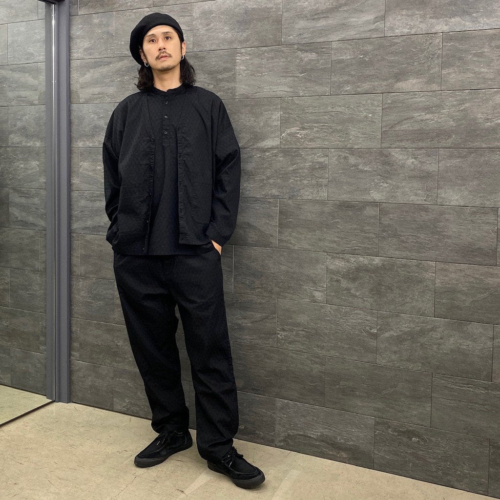 KARIYUSHI 開襟衫 #黑色 [S0358104]