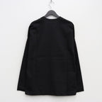 KARIYUSHI 開襟衫 #黑色 [S0358104]