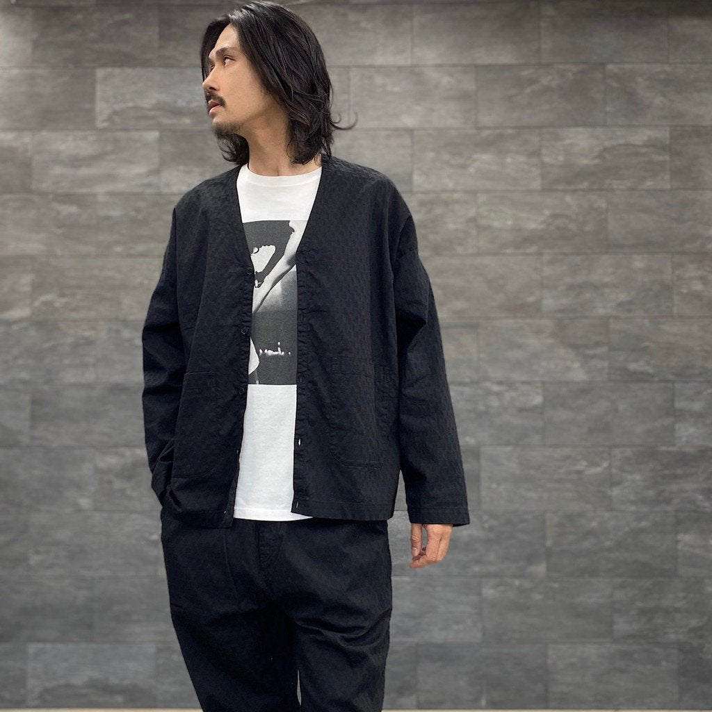 KARIYUSHI 開襟衫 #黑色 [S0358104]