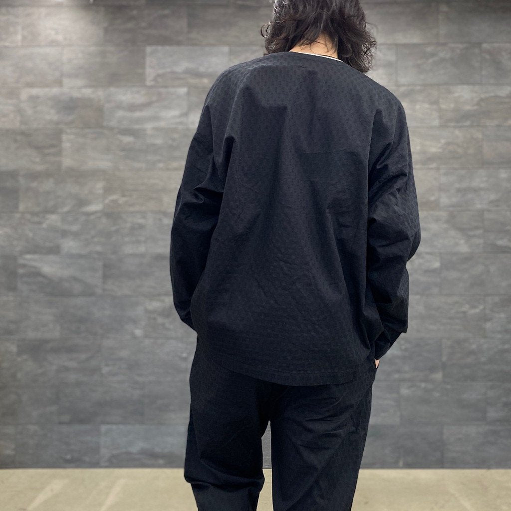 KARIYUSHI 開襟衫 #黑色 [S0358104]