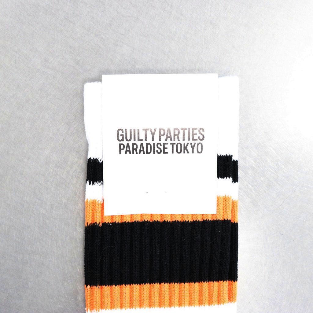 SKATER SOCKS -TYPE 3- #WHITE/ORANGE [23SS-WMA-SO03]
