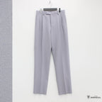 DOUBLE PLEATED TROUSERS #L-PURPLE [23SS-WMP-TR18]