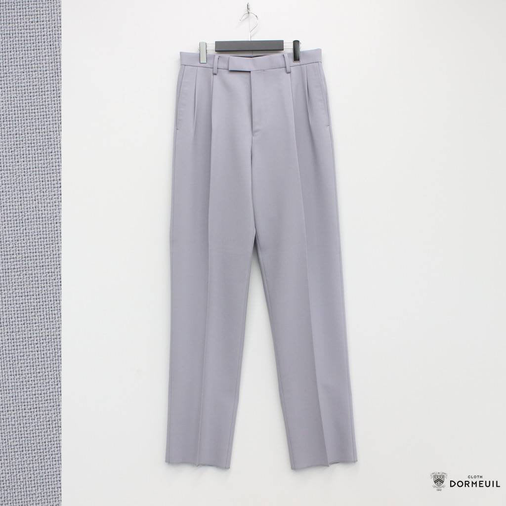 DOUBLE PLEATED TROUSERS #L-PURPLE [23SS-WMP-TR18]