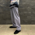 DOUBLE PLEATED TROUSERS #L-PURPLE [23SS-WMP-TR18]