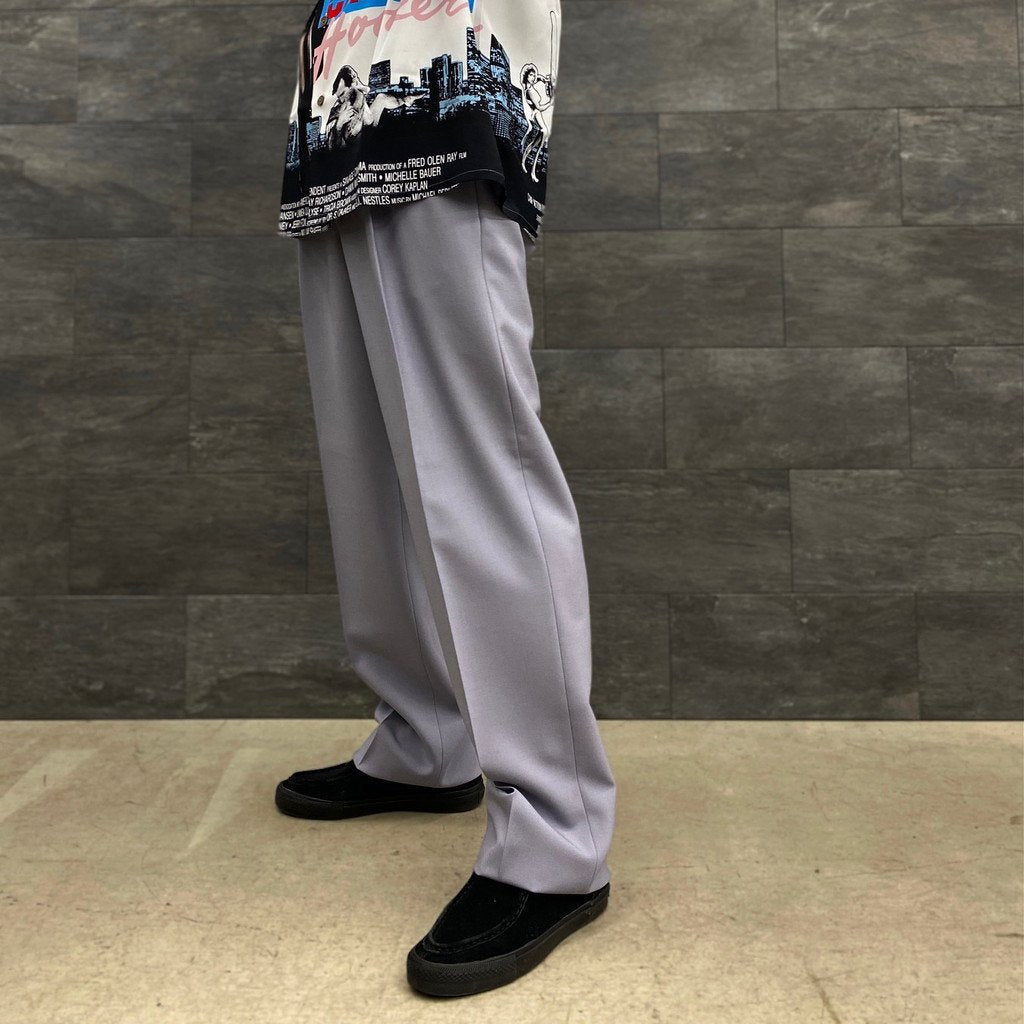 DOUBLE PLEATED TROUSERS #L-PURPLE [23SS-WMP-TR18]
