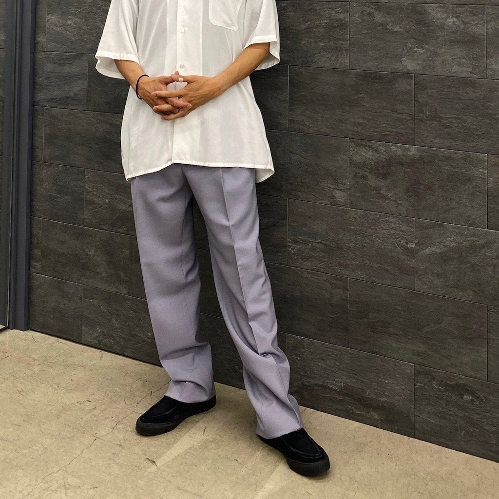 DOUBLE PLEATED TROUSERS #L-PURPLE [23SS-WMP-TR18]