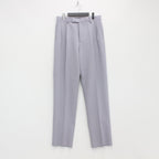 DOUBLE PLEATED TROUSERS #L-PURPLE [23SS-WMP-TR18]