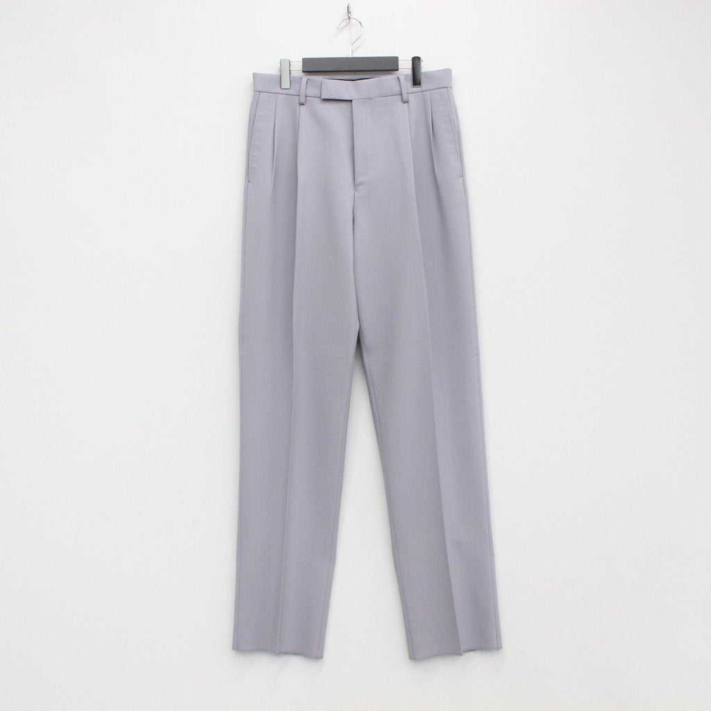 DOUBLE PLEATED TROUSERS #L-PURPLE [23SS-WMP-TR18]