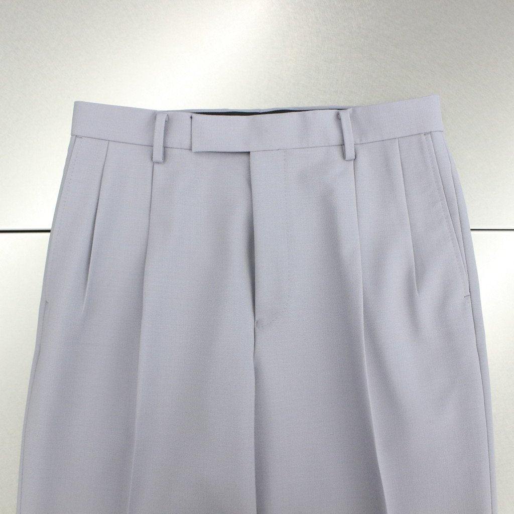 DOUBLE PLEATED TROUSERS #L-PURPLE [23SS-WMP-TR18]