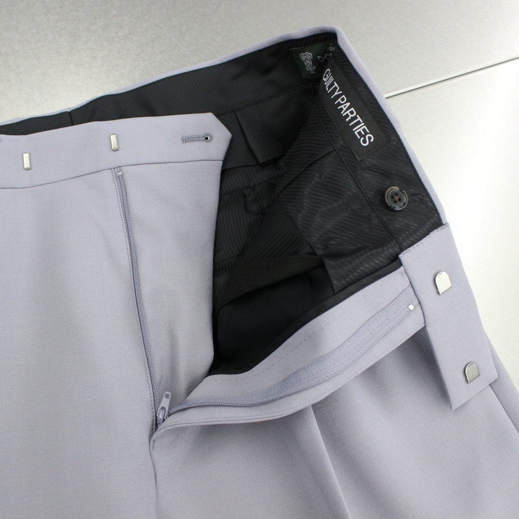 DOUBLE PLEATED TROUSERS #L-PURPLE [23SS-WMP-TR18]