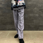 DOUBLE PLEATED TROUSERS #L-PURPLE [23SS-WMP-TR18]