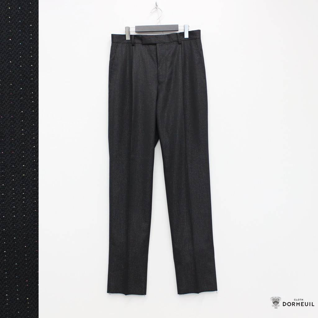 PLEATED TROUSERS -TYPE 2- #BLACK [23SS-WMP-TR32]