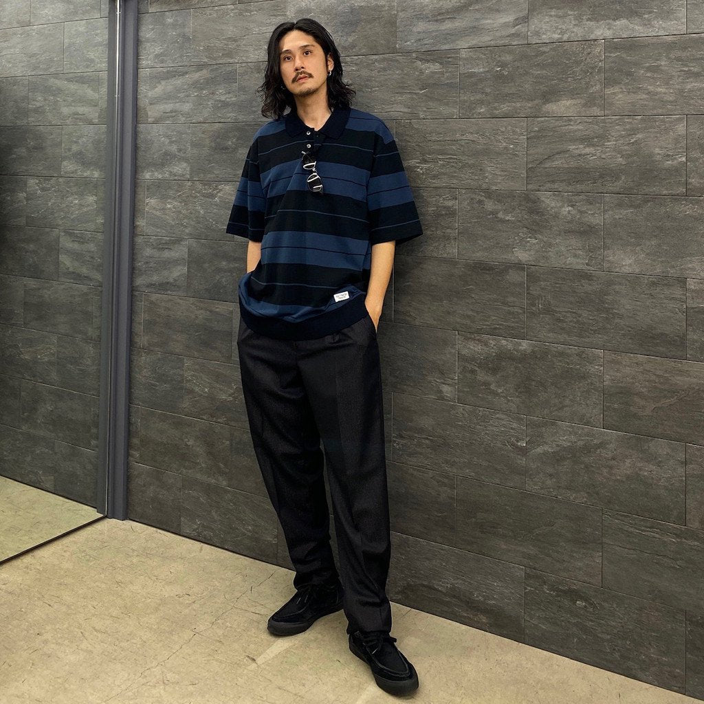 PLEATED TROUSERS -TYPE 2- #BLACK [23SS-WMP-TR32]