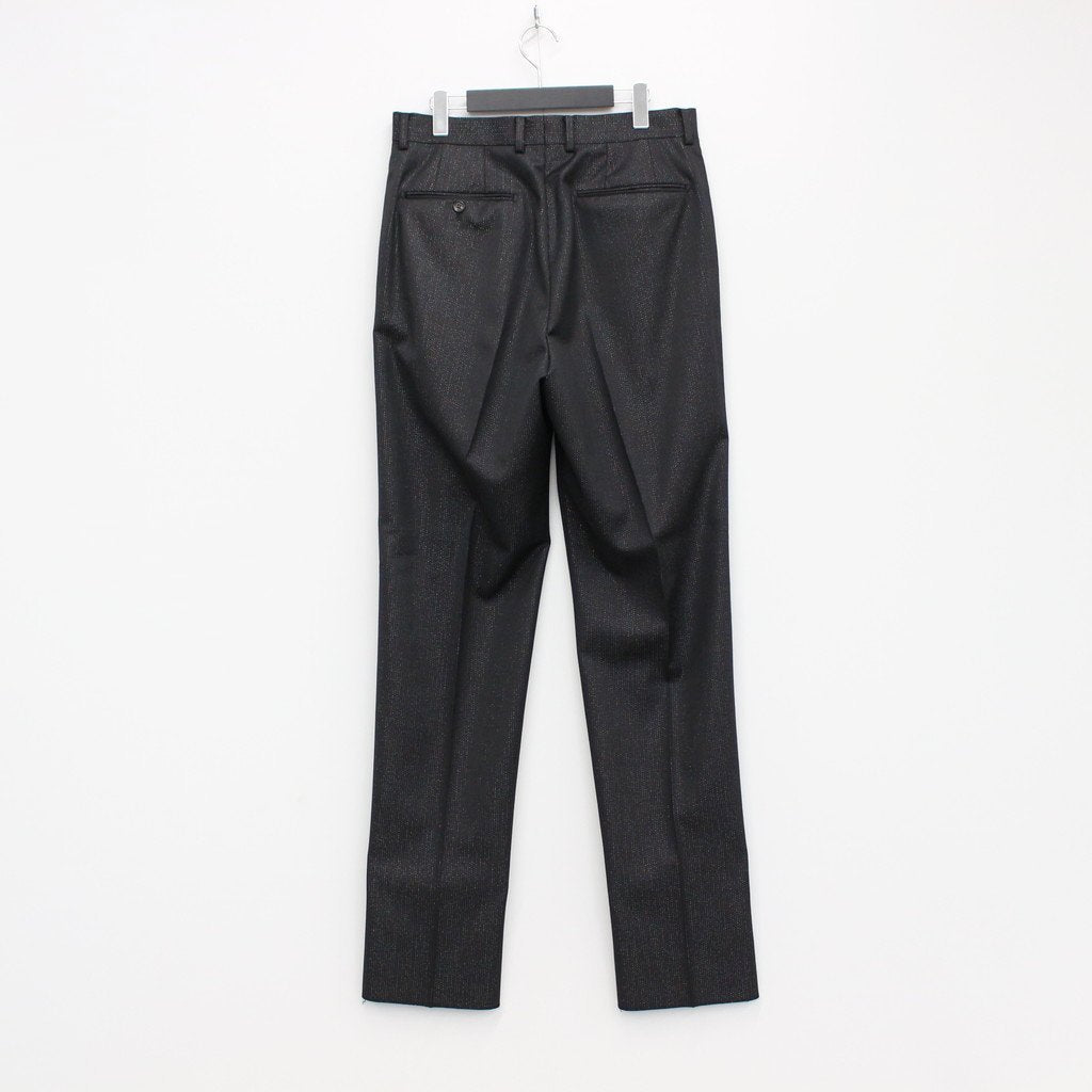 PLEATED TROUSERS -TYPE 2- #BLACK [23SS-WMP-TR32]