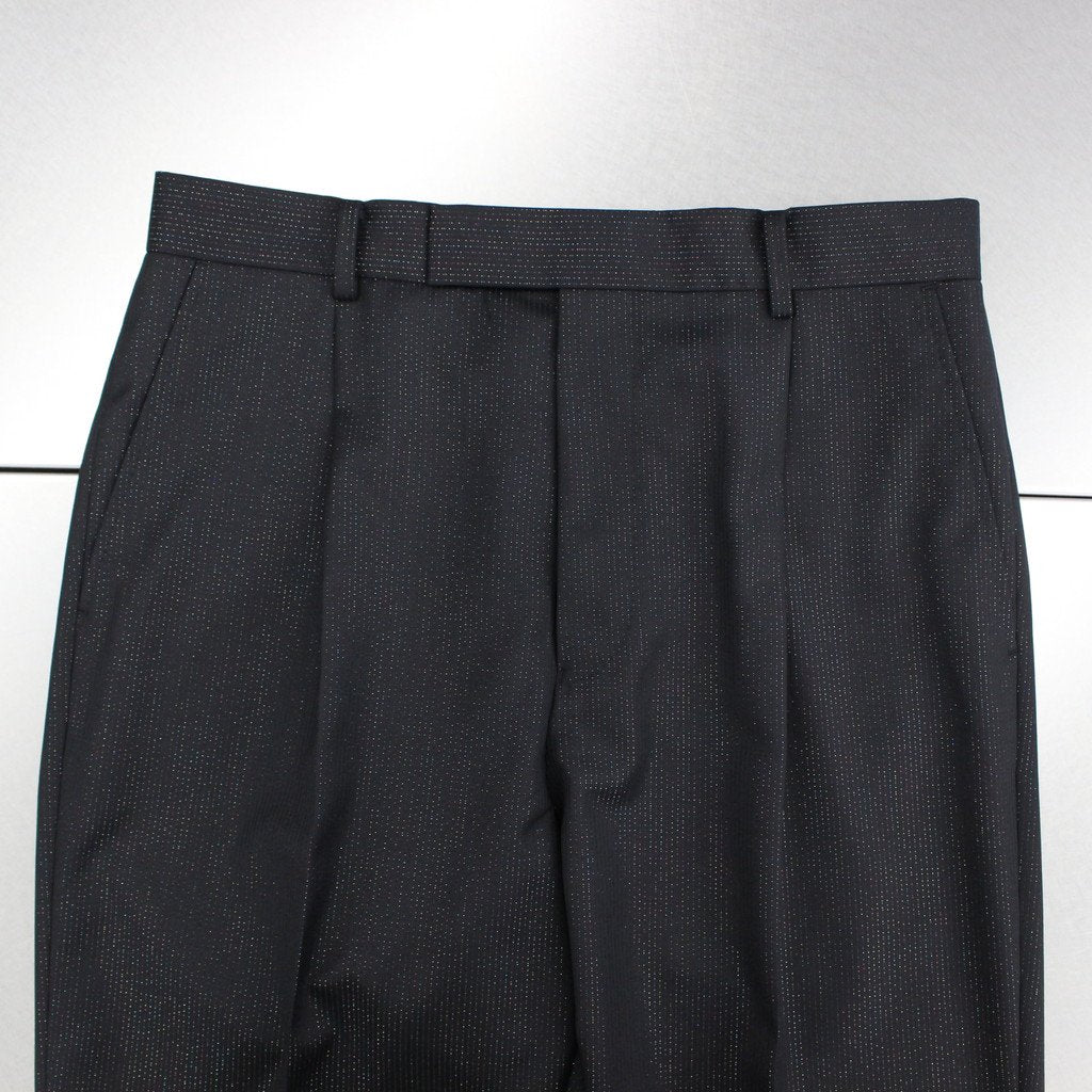 PLEATED TROUSERS -TYPE 2- #BLACK [23SS-WMP-TR32]
