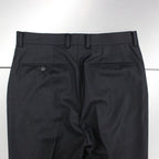 PLEATED TROUSERS -TYPE 2- #BLACK [23SS-WMP-TR32]