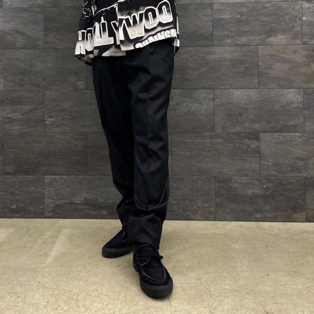 PLEATED TROUSERS -TYPE 2- #BLACK [23SS-WMP-TR32]