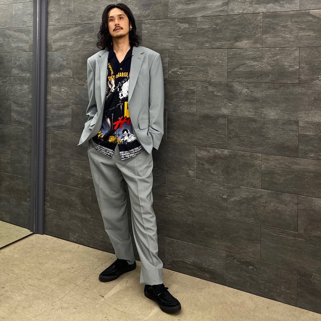 PLEATED TROUSERS -TYPE 2- #GRAY [23SS-WMP-TR10]