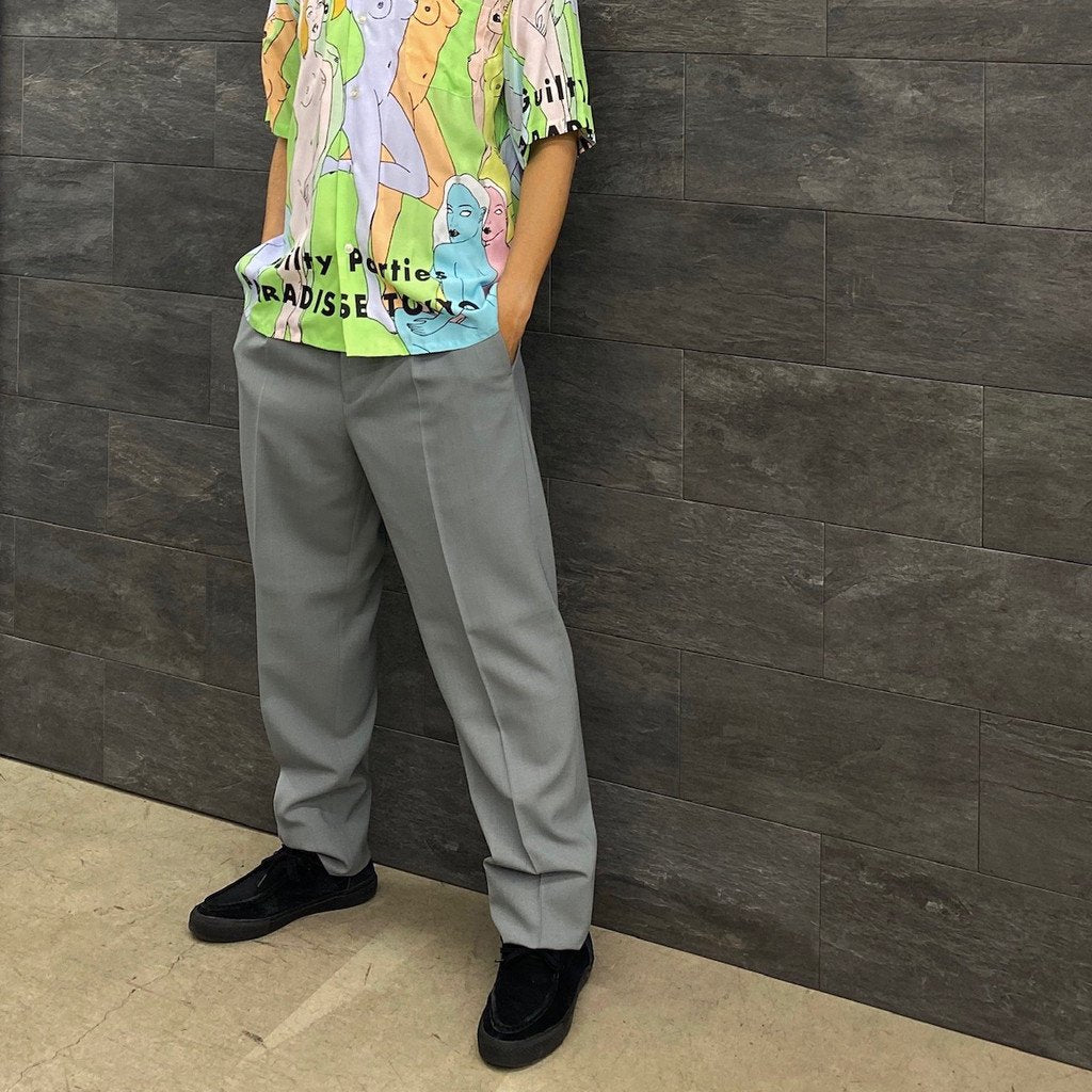 PLEATED TROUSERS -TYPE 2- #GRAY [23SS-WMP-TR10]