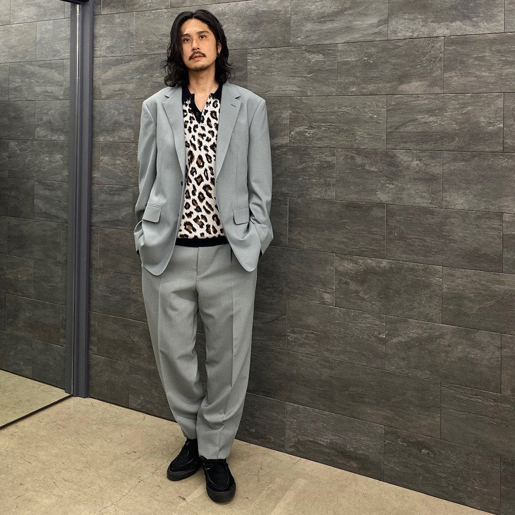 PLEATED TROUSERS -TYPE 2- #GRAY [23SS-WMP-TR10]