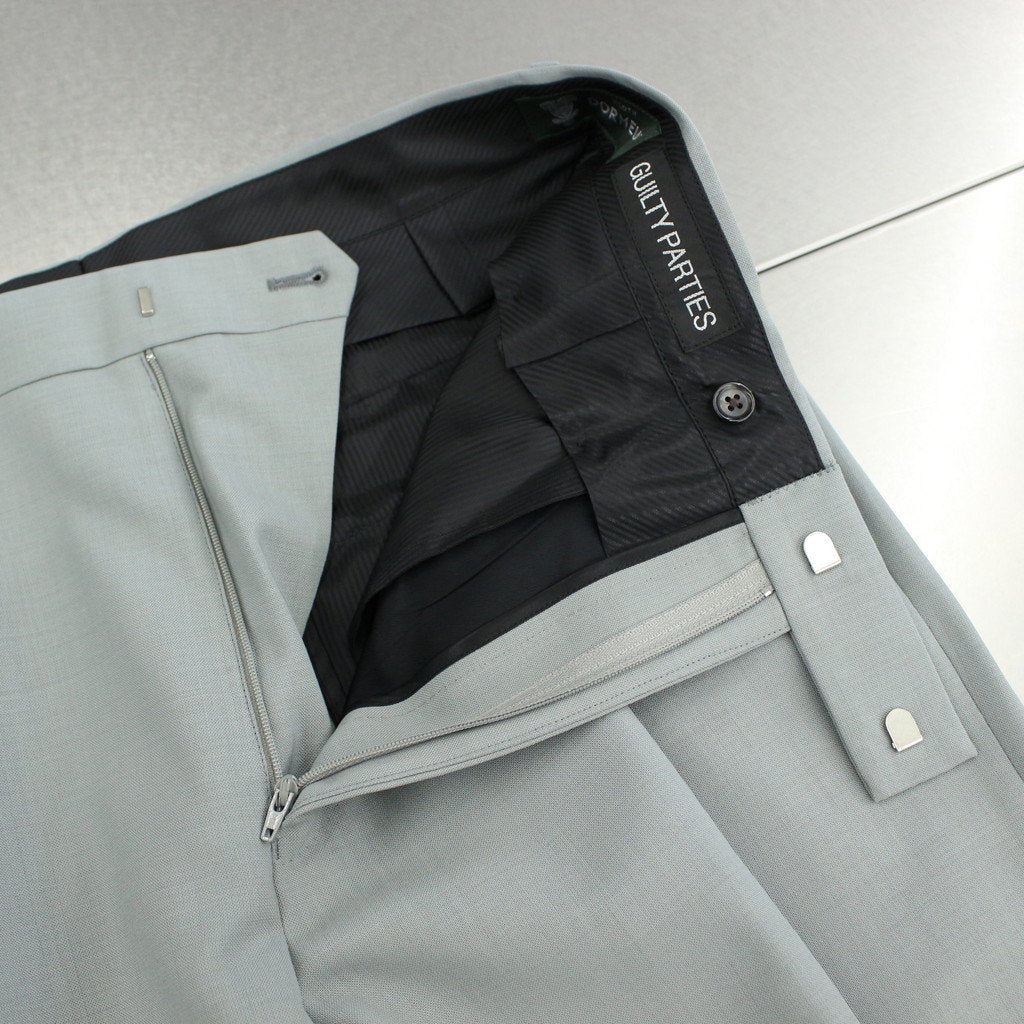PLEATED TROUSERS -TYPE 2- #GRAY [23SS-WMP-TR10]