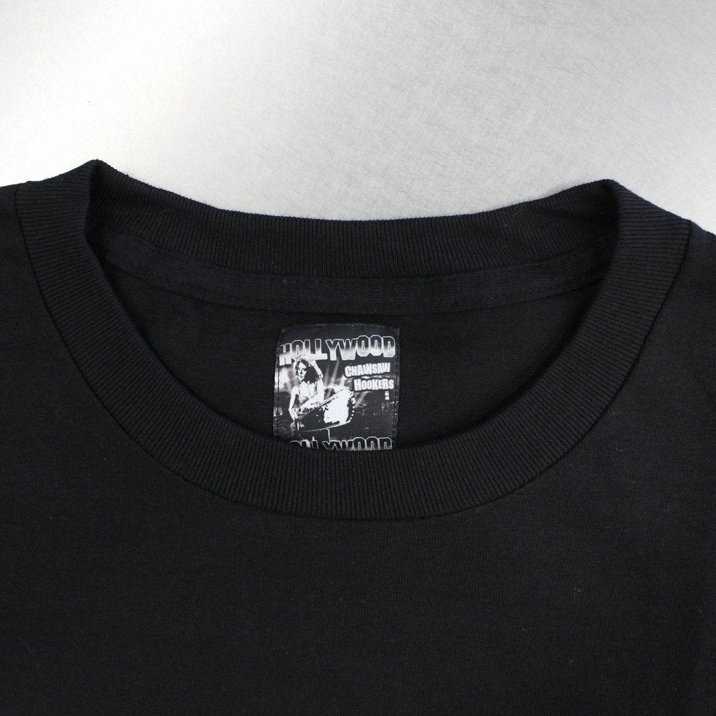 ht_HOLLYWOOD CHAINSAW HOOKERS | CREW NECK T-SHIRT -TYPE 3- #BLACK [HCH-WM-TEE03]