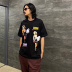 HOLLYWOOD CHAINSAW HOOKERS | CREW NECK T-SHIRT -TYPE 3- #BLACK [HCH-WM-TEE03]