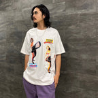 HOLLYWOOD CHAINSAW HOOKERS | CREW NECK T-SHIRT -TYPE 3- #WHITE [HCH-WM-TEE03]