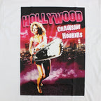 HOLLYWOOD CHAINSAW HOOKERS | CREW NECK T-SHIRT -TYPE 1- #WHITE [HCH-WM-TEE01]
