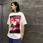 HOLLYWOOD CHAINSAW HOOKERS | CREW NECK T-SHIRT -TYPE 1- #WHITE [HCH-WM-TEE01]