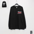 HOLLYWOOD CHAINSAW HOOKERS | CREW NECK LONG SLEEVE T-SHIRT -TYPE 2- #BLACK [HCH-WM-LT02]