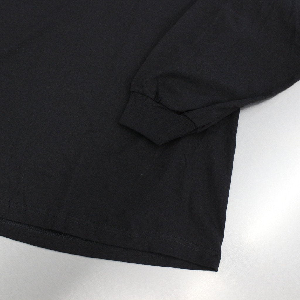 HOLLYWOOD CHAINSAW HOOKERS | CREW NECK LONG SLEEVE T-SHIRT -TYPE 2- #BLACK [HCH-WM-LT02]