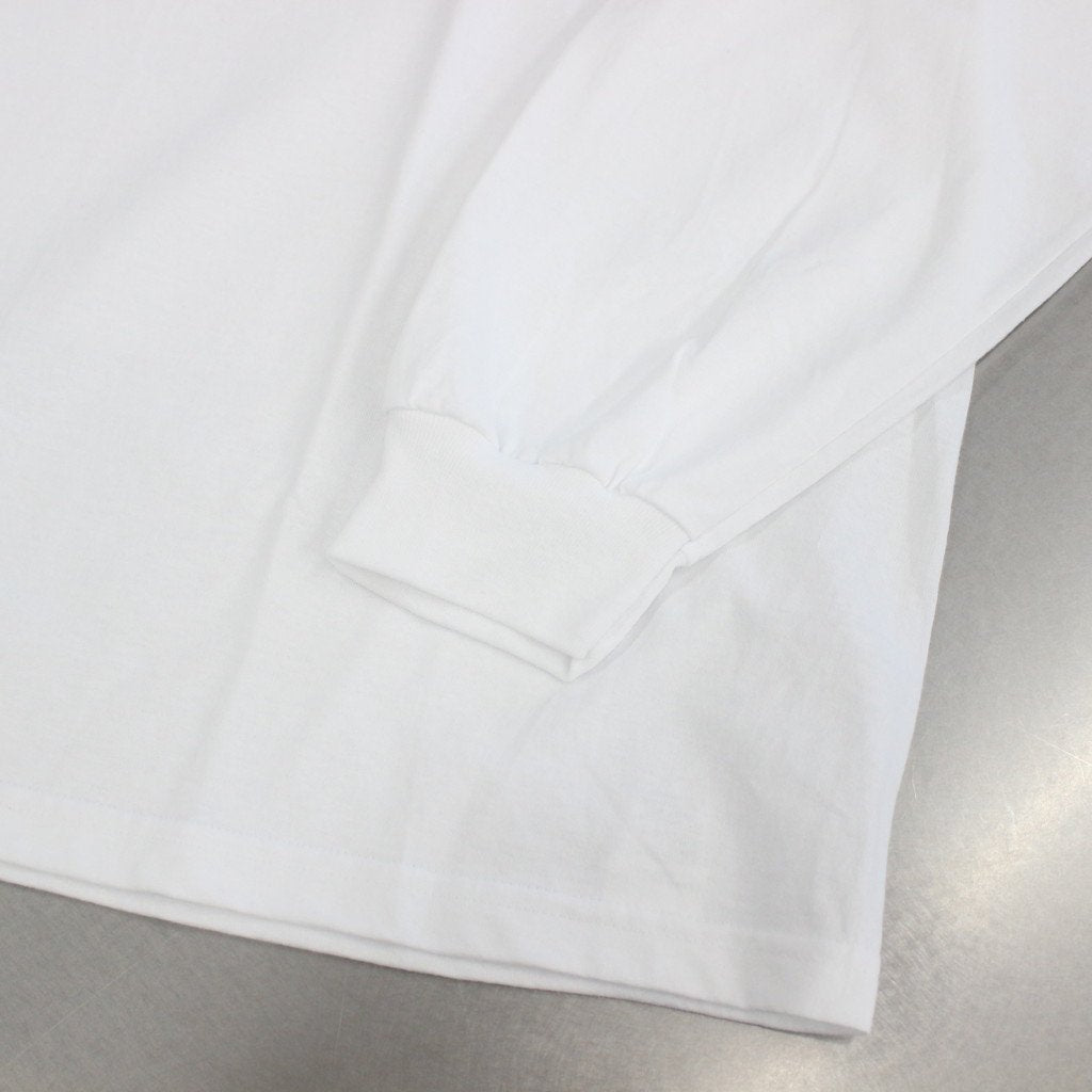 HOLLYWOOD CHAINSAW HOOKERS | CREW NECK LONG SLEEVE T-SHIRT -TYPE 1- #WHITE [HCH-WM-LT01]