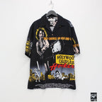HOLLYWOOD CHAINSAW HOOKERS | S/S HAWAIIAN SHIRT -TYPE 2- #BLACK [HCH-WM-HI02]