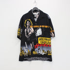 HOLLYWOOD CHAINSAW HOOKERS | S/S HAWAIIAN SHIRT -TYPE 2- #BLACK [HCH-WM-HI02]