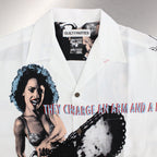 HOLLYWOOD CHAINSAW HOOKERS | S/S HAWAIIAN SHIRT -TYPE 2- #WHITE [HCH-WM-HI02]