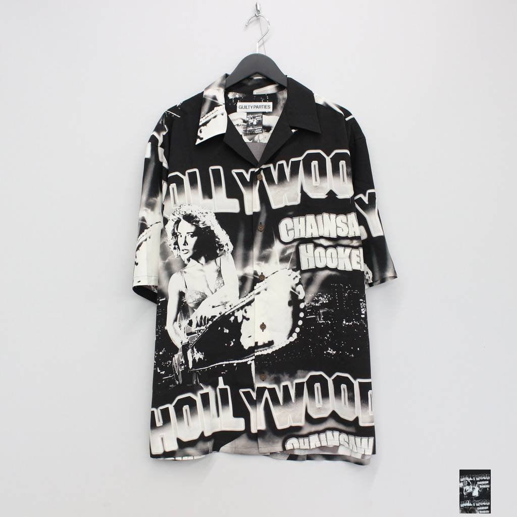 HOLLYWOOD CHAINSAW HOOKERS | S/S HAWAIIAN SHIRT -TYPE 1- #MONO [HCH-WM-HI01]