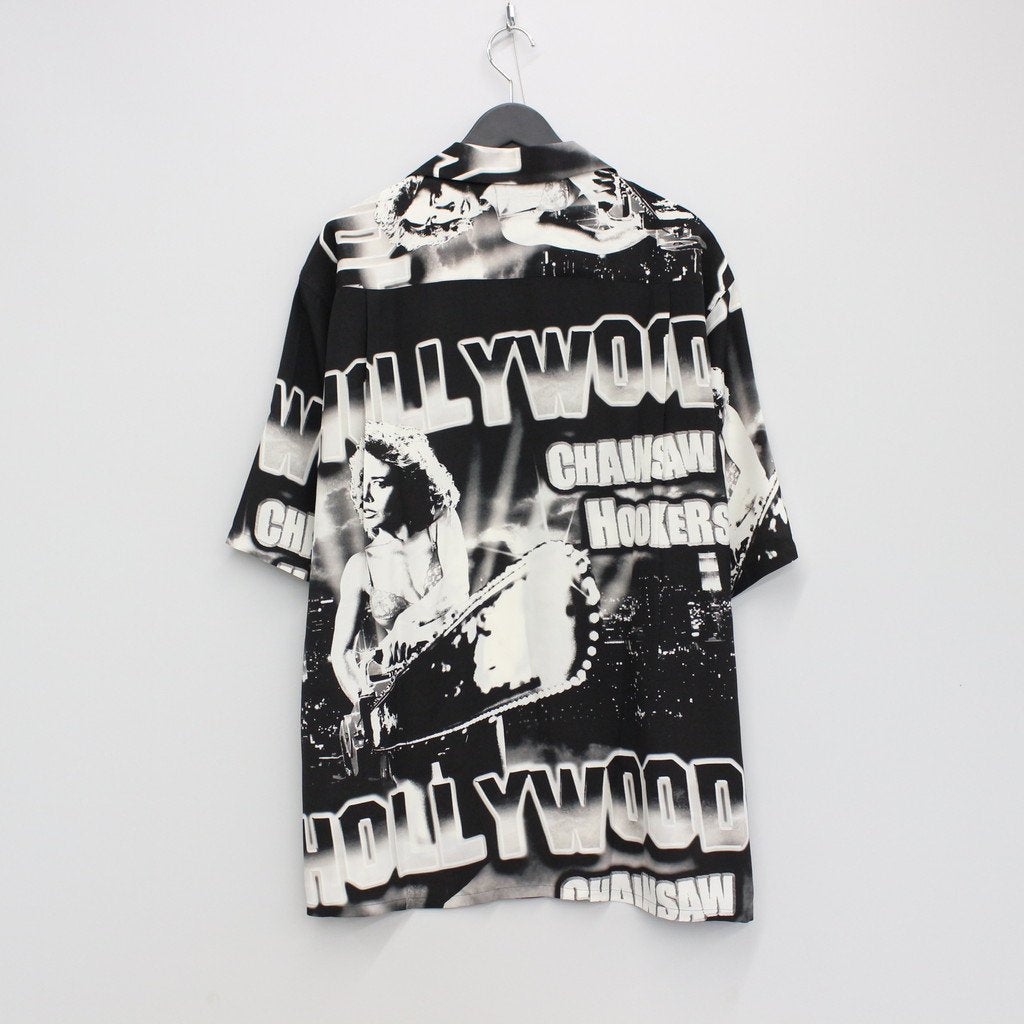 HOLLYWOOD CHAINSAW HOOKERS | S/S HAWAIIAN SHIRT -TYPE 1- #MONO [HCH-WM-HI01]