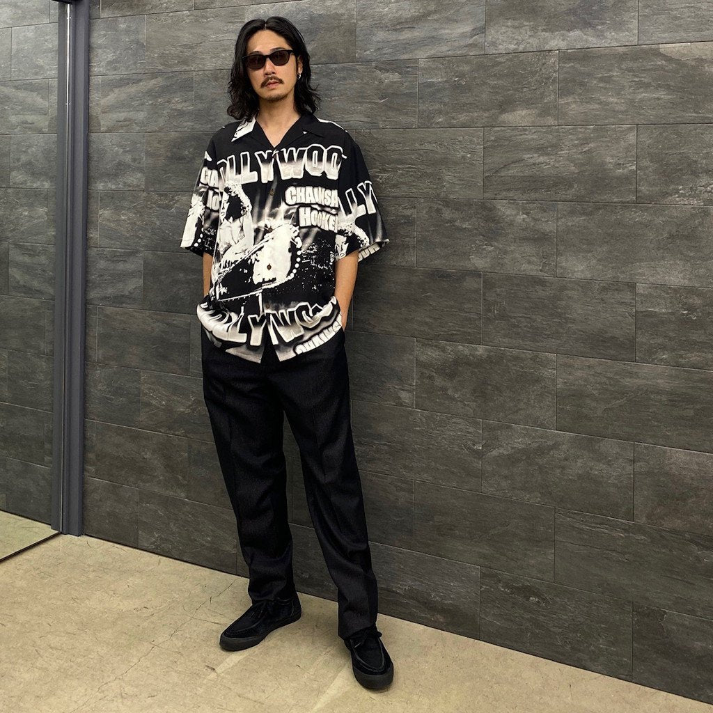 HOLLYWOOD CHAINSAW HOOKERS | S/S HAWAIIAN SHIRT -TYPE 1- #MONO [HCH-WM-HI01]