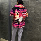 好萊塢電鋸掛鉤 | 短袖夏威夷襯衫 - 類型 1- #COLOR [HCH-WM-HI01]