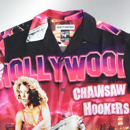 HOLLYWOOD CHAINSAW HOOKERS | S/S HAWAIIAN SHIRT -TYPE 1- #COLOR [HCH-WM-HI01]
