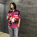 好萊塢電鋸掛鉤 | 短袖夏威夷襯衫 - 類型 1- #COLOR [HCH-WM-HI01]