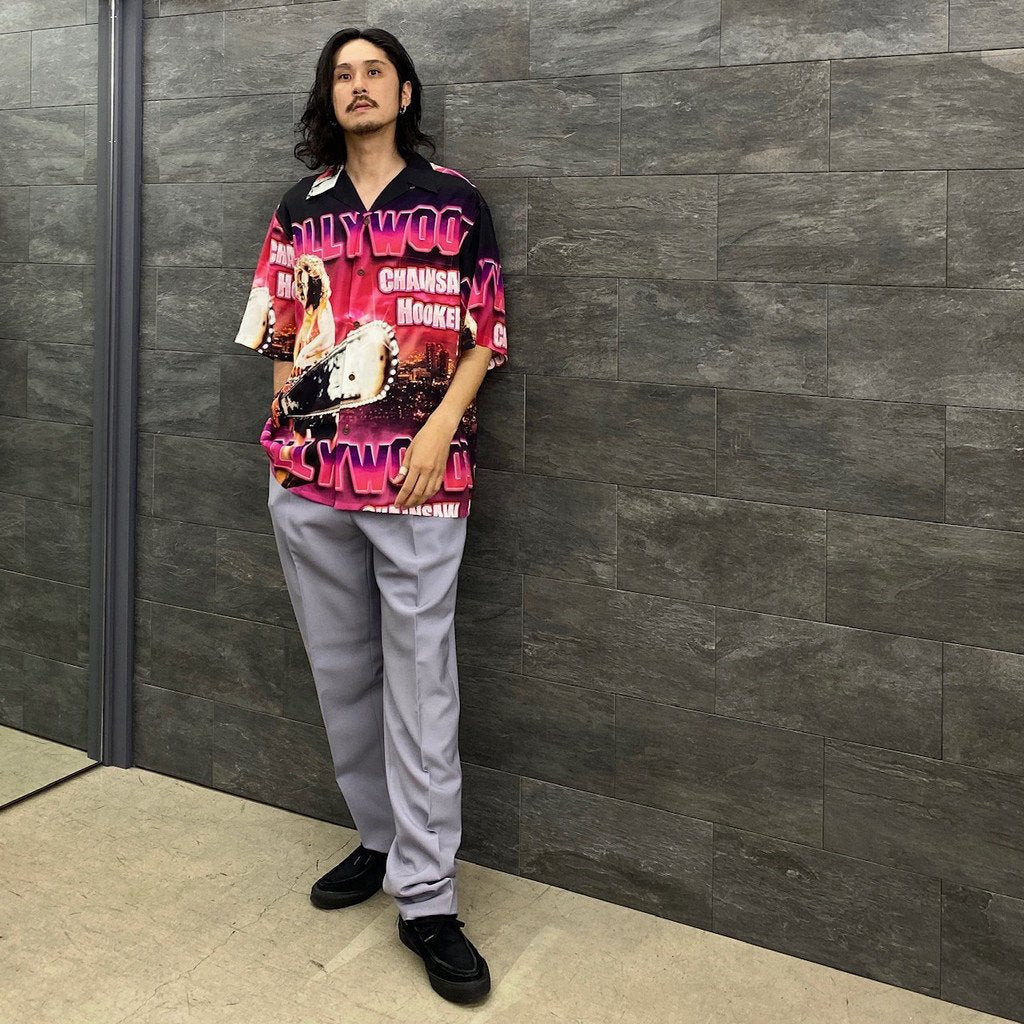 好萊塢電鋸掛鉤 | 短袖夏威夷襯衫 - 類型 1- #COLOR [HCH-WM-HI01]