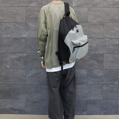 HEAVY PE CANVAS BACK PACK #GREY [CES23G08]