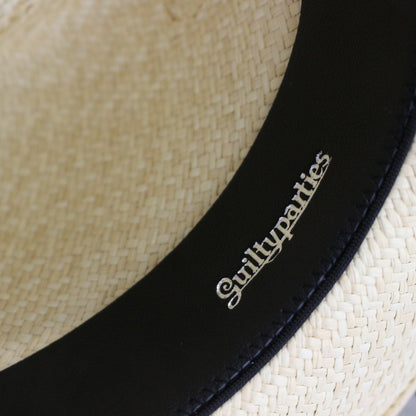 PANAMA HAT-02-BASQUIAT-NATURE-CUENCA-G3 #BLACK GROSGRAIN [HAT-02-BASQUIAT]