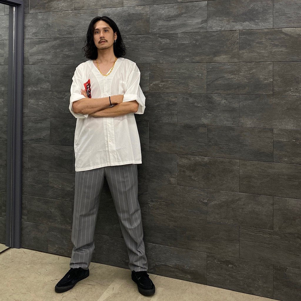 褶襉長褲 - 型號 2- #GRAY [23SS-WMP-TR19]