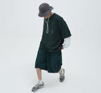 "SR-1L" SOFTBOX 拉鍊實用短褲 #DARK-GREEN [GOOPI-23SS-MAY-01]