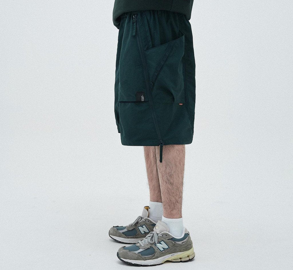 "SR-1L" SOFTBOX 拉鍊實用短褲 #DARK-GREEN [GOOPI-23SS-MAY-01]