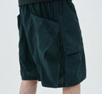 "SR-1L" SOFTBOX 拉鍊實用短褲 #DARK-GREEN [GOOPI-23SS-MAY-01]