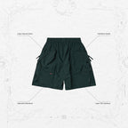 "SR-1L" SOFTBOX 拉鍊實用短褲 #DARK-GREEN [GOOPI-23SS-MAY-01]